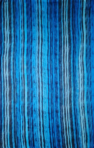 Plus Size Vertical Stripes Sarong in Blue By AllSarongs