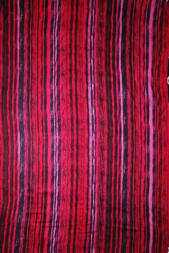 Plus Size Vertical Stripes Sarong in Pink By AllSarongs