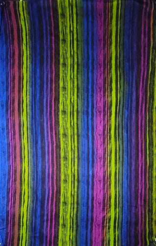 Vertical Stripes Sarong with Green Blue & Purple By AllSarongs